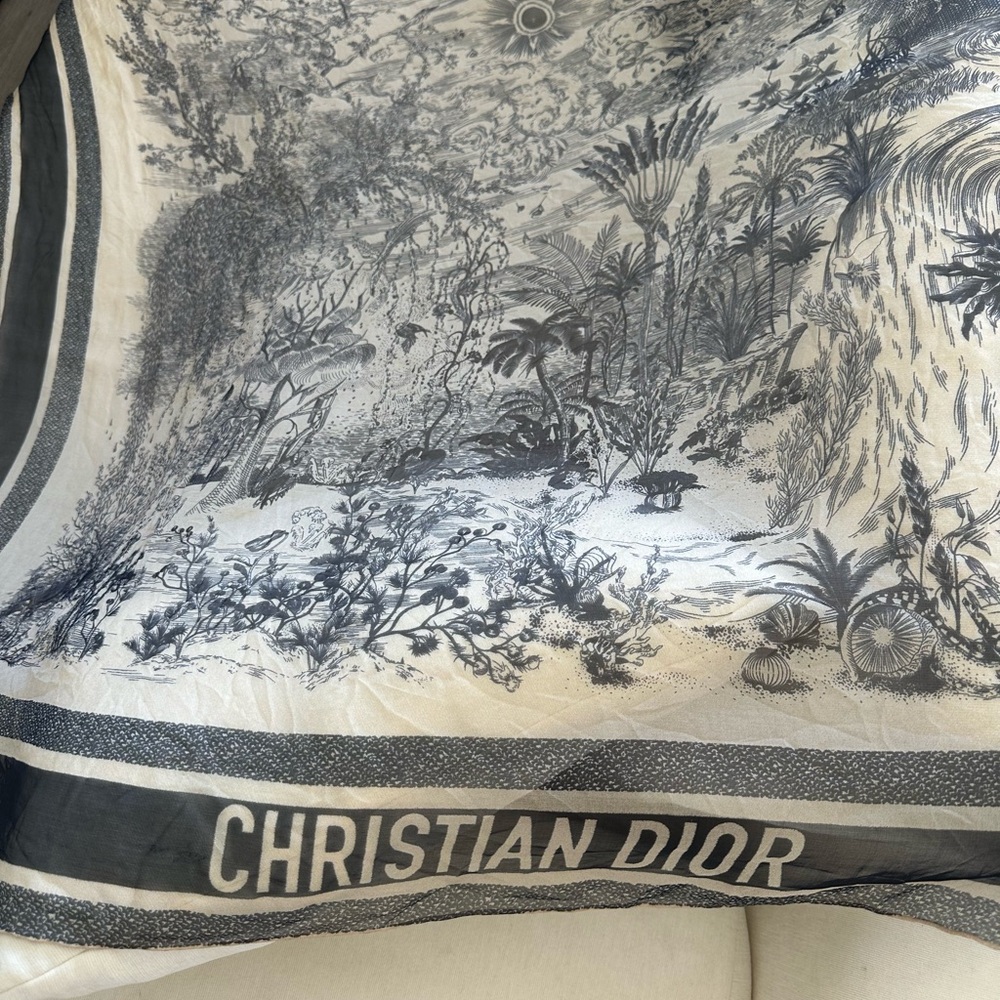 Classic Print Dior Scarf